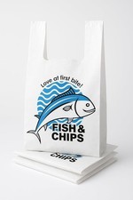 Fish & Chips Design White
