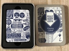 Marks & Spencer - Really Very Useful pack of Poker size Playing Cards in a Tin