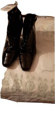 womens leather boots size 4 Half BHS