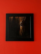 Original Contemporary British Art Oil Painting E J Lazenby Horse Mare Chestnut