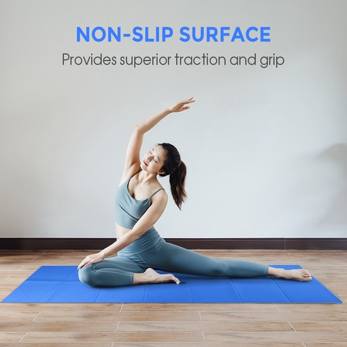 Foldable pvc yoga mat - foldable,