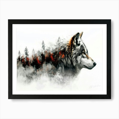 Wolf dog hybrid - wolf,