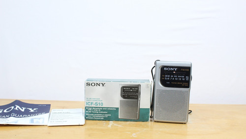 Vintage sony icf - sony, icf-s10