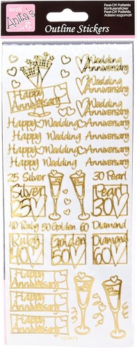 Anitas outline stickers - outline,