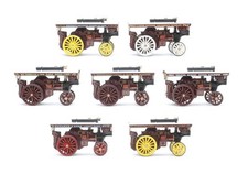 CORGI '1:76' SCALE LOT OF 7 ASSORTED LIVERY BURRELL SHOWMANS STEAM ENGINES