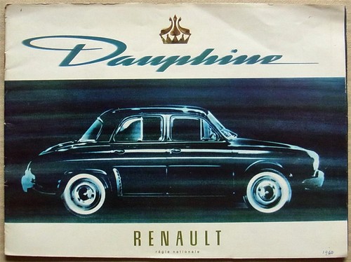Renault dauphine car - car, sales