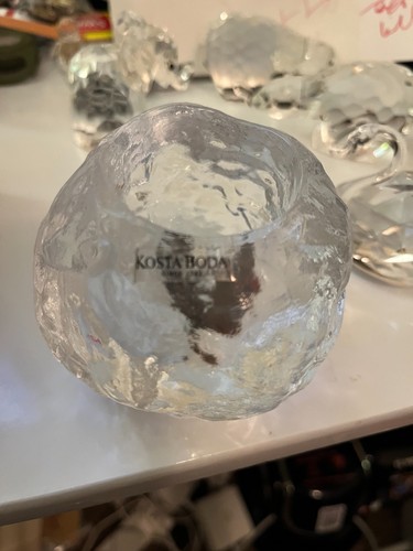Kosta boda snowball votive - kosta,