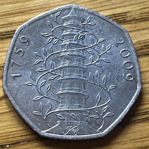 2009 kew gardens 50p - kew,