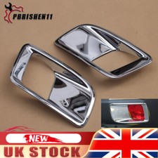 2Pcs Chrome Rear Fog Light