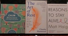 3 Self Help Books- Calm, The
