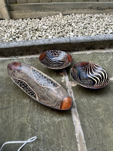 Handcrafted africa bowl - africa, set