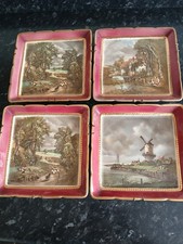 Set Of 4 John Constable Sandland Ware Plates