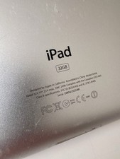 APPLE IPAD SILVER 32GB 3RD GENERATION MODEL USED | WORKING | BOXED | CHARGER