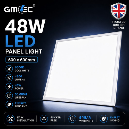 48w led panel light 600x600 - 48w,