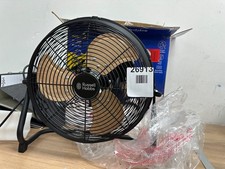 Russell Hobbs RHGF1221WDB 12 Inch High Velocity Floor Fan, Wood & Black, 3 Speed