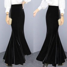 Sleek Womens High Waist Velvet