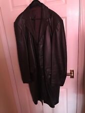 New Italian Black Soft Lamb Leather coat For mans 