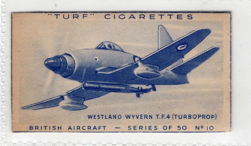 Aviation cigarette card 1953 - cigarette,