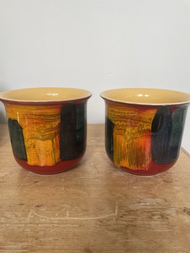Pair large vintage poole - of,