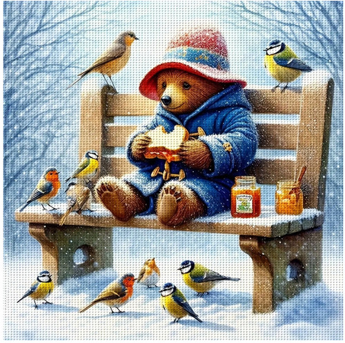 Printed cross stitch kit ct - stitch,