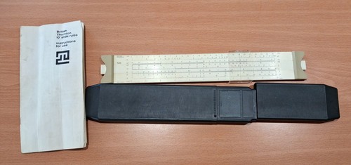 Vintage slide rule fully - vintage,