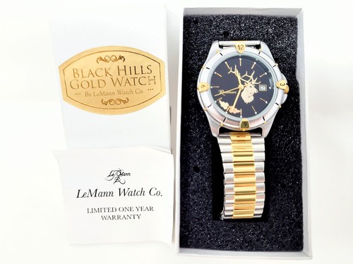 Black hills gold watch - black, elk