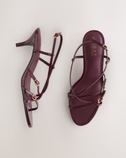Women's Burgundy  Leather