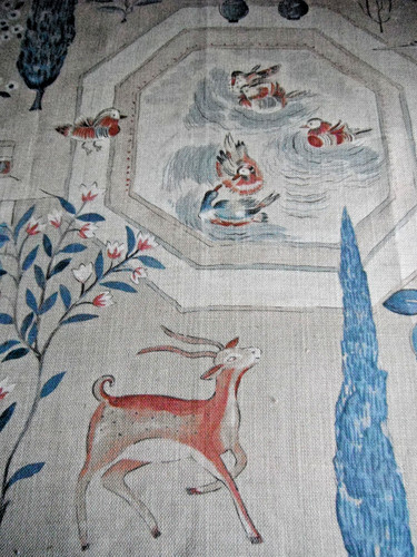 Sanderson fabric cushion - 2, x