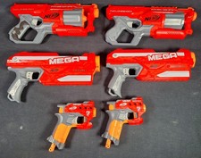 Nerf Mega Bundle Of 6 Guns All