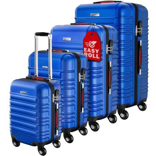 Hard shell travelling suitcase - hard,