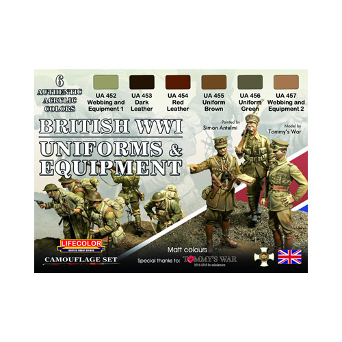 Lifecolor british wwi uniforms - lifecolor,