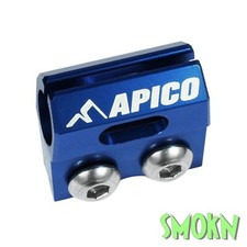 Yamaha Brake Hose Clamp YZ 125 250 YZ-F 250 450 09-25 YZ 65 85 19-25 Apico Blue