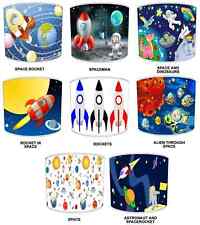 Kids Spaceman Spaceships Ceiling Lampshade Table Lamp shades Pendant Lampshades