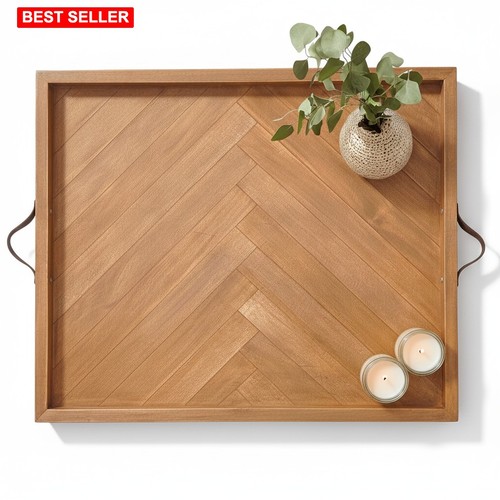 Ottoman tray wooden 24x24 - tray,