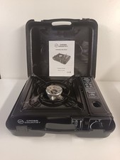 Immaculate NEW Portable Camping Stove Single Ring Butane Gas Cartridge Cooker