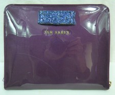 Ted Baker Purple Patent Zip