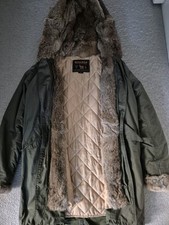 WOOLRICH Women's Jacket With Rabbit Fur Size XS