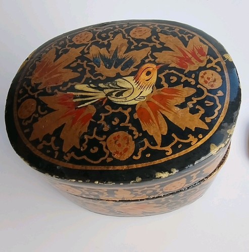 Vintage indian black - indian, lacquered