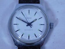 Vintage Saxon Mechanical Mens Watch Antimagnetic Luminous Made In Germany GDR