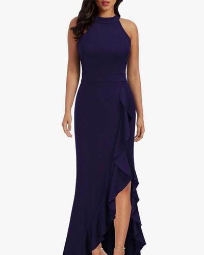 Women high neck - high, split