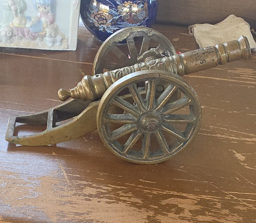 Miniature metal cannon - miniature,