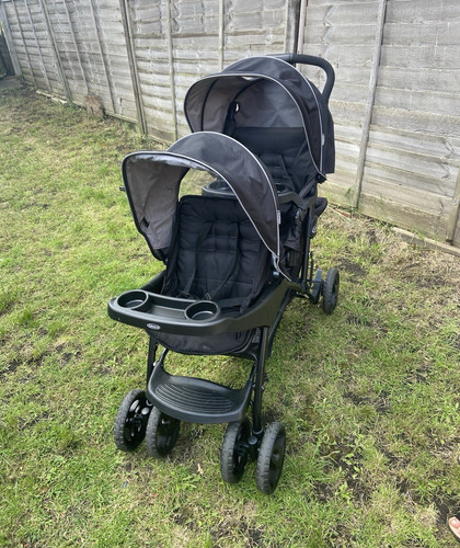Graco double pushchair twin - double,