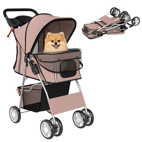 Pawhut pet stroller - pet, carrier