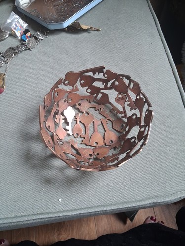 Key bowl recycled metal fair - recycled,