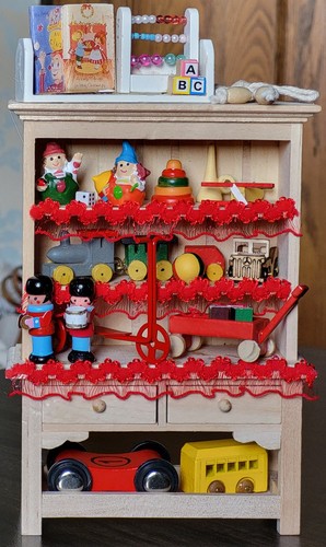 Miniature dolls house bare - dolls,