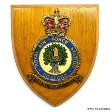 RAF Station Cosford Squadron Plaque Shield Crest Badge Royal Air Force C