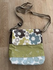 Eleanors Attic oilcloth satchel polka dot floral shoulder bag 