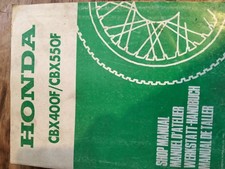 Honda CBX 400/550 Workshop Manual