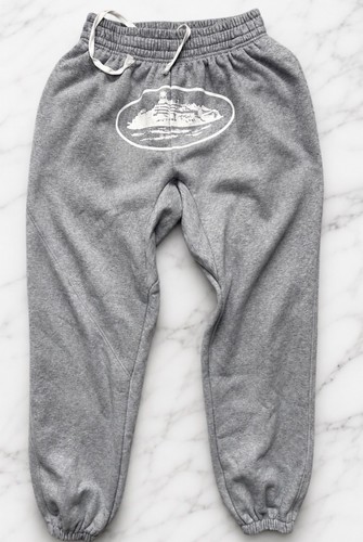 Corteiz grey joggers - grey,