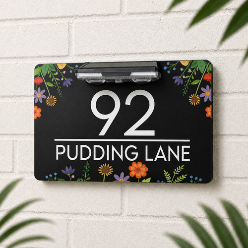 Personalised house number - personalised,